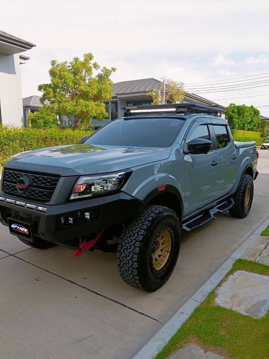 OPTION4WD - V.1 FRONT WINCH BAR - NISSAN NAVARA 2020+