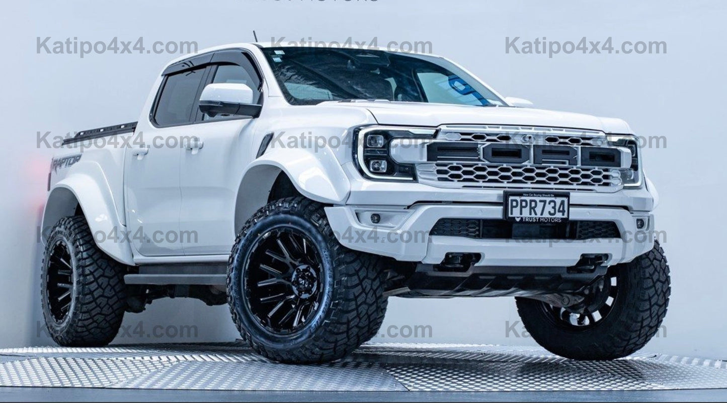 ( 19cm Wide Flares ) NEXT-GEN RANGER, RAPTOR & EVEREST - WIDE BODY FLARES ( WORLDWIDE SHIPPING )