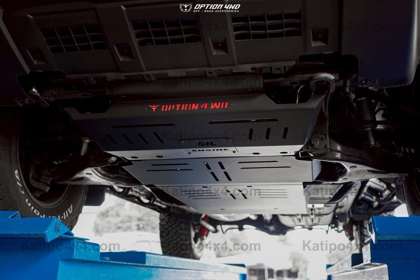 OPTION4WD - UNDERBODY PROTECTION PLATES 3PC STEEL - TANK 300