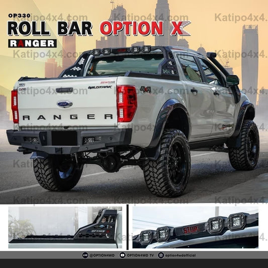 OPTION4WD - OPTION-X SPORT BAR ( UNIVERSAL ) Suitable to fit onto a HARD-LID