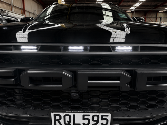 2022+ NEXT-GEN RANGER RAPTOR GRILL LIGHTS 3PC AMBER OR WHITE LED FRONT GRILL LIGHT LAMPS