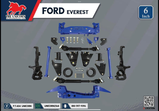 FORD EVEREST 6" LIFT KIT  ( FREE SHIPPING WORLDWIDE )