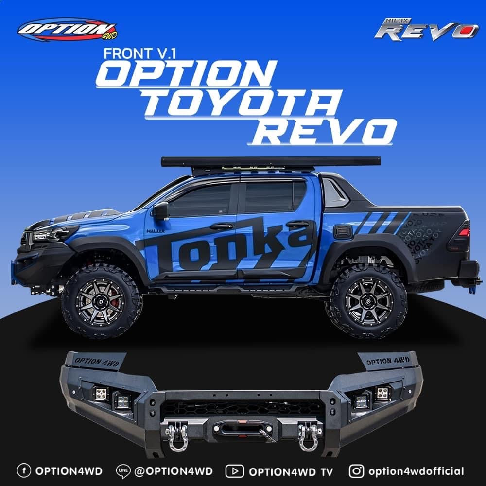 OPTION4WD - TOYOTA HILUX N80 V.1 FRONT BAR 2015-2025+