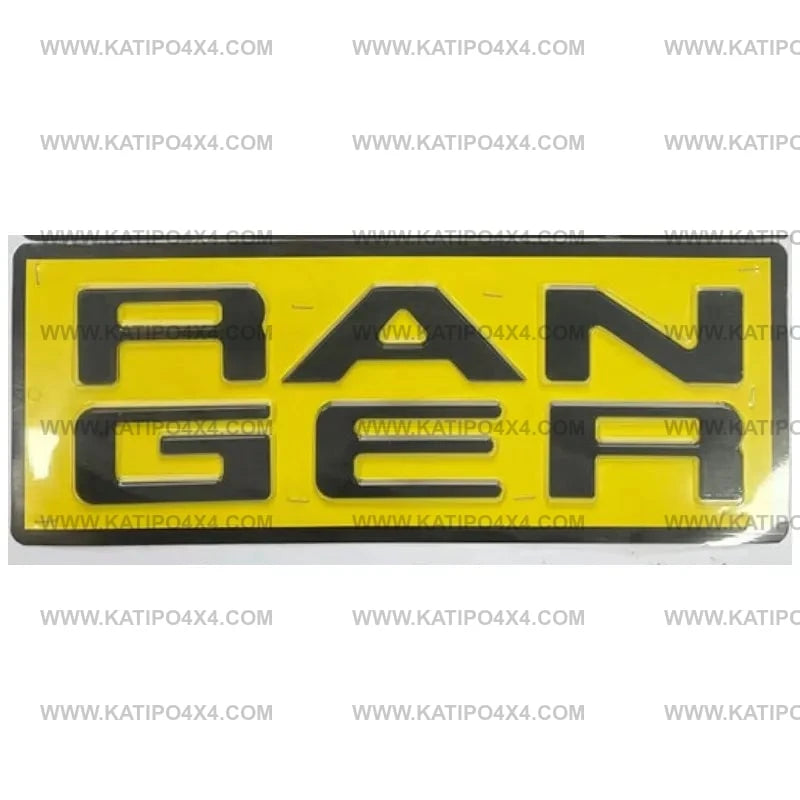 Ford Ranger & Raptor T9 2022-202^+ Back Tailgate 3D letters