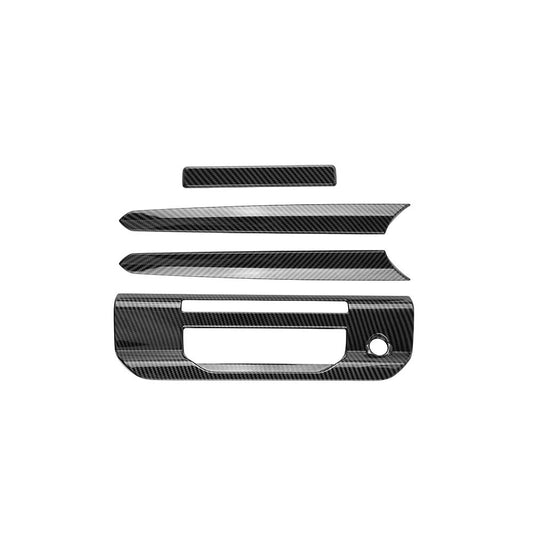 NEXT-GEN Ford Ranger 2023+ Black OR Carbon Fiber Rear Trunk Handle & trim Covers