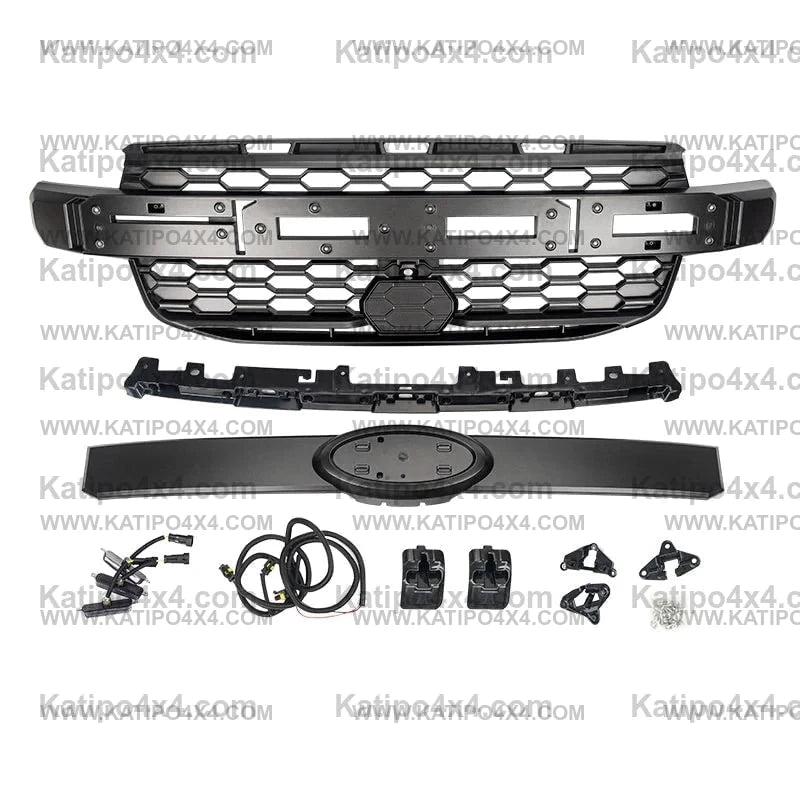 2022+ FORD RANGER GRILL , RAPTOR STYLE WITH AMBER LIGHTS TO SUIT XL XLT & WILDTRACK