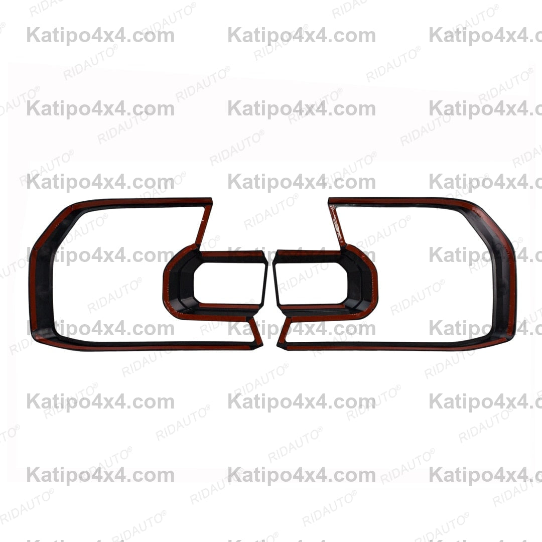 Halogen Headlamp Headlight Head Lamp Light Cover Sticker Garnish Protector Protection For FORD RANGER 2022 2023 T9 XL XL+ XLS