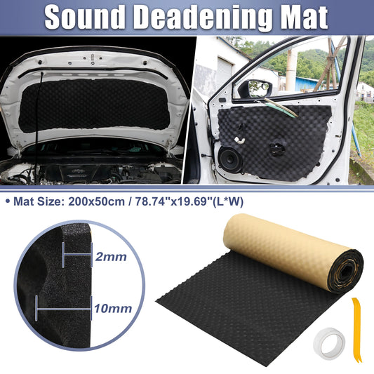 Sound Deadening Mat Wave Foam, 50cmx200cm 10.76sqft  ( FREE WORLDWIDE SHIPPING )