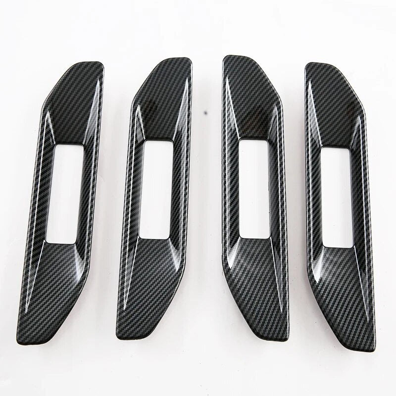 NEXT-GEN Ford Ranger 2023+ Carbon Fiber interior door handle Bowl Cover Trim Frame