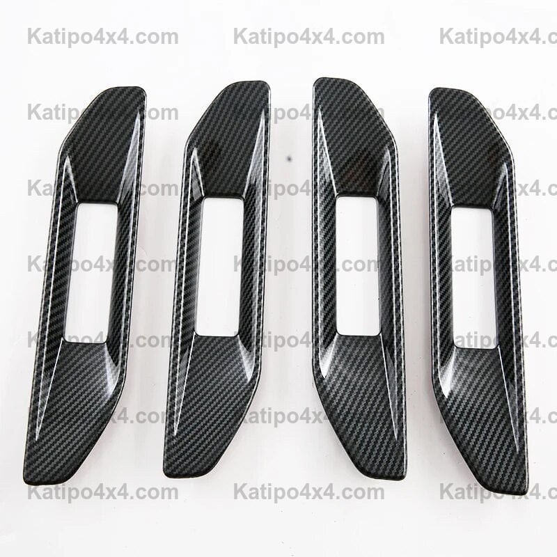 NEXT-GEN Ford Ranger 2023+ Carbon Fiber interior door handle Bowl Cover Trim Frame