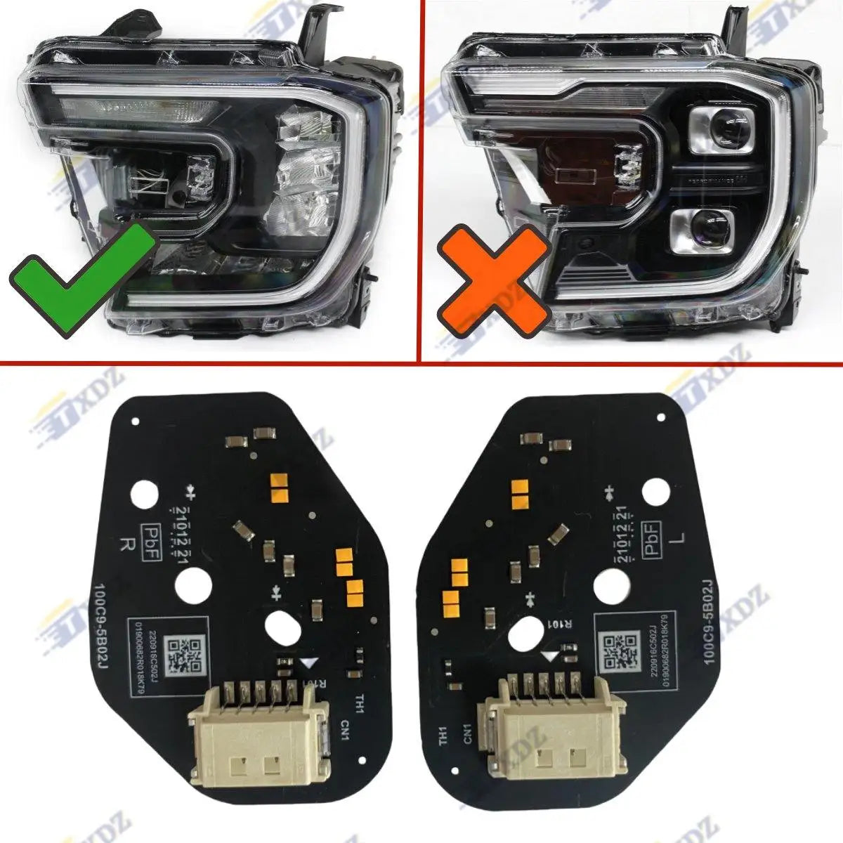 "Angel Eyes" ( Coloured Daytime Running Light ) DRL Conversion suitable for Ford Next Gen Headlights (Matrix and Non-Matrix)