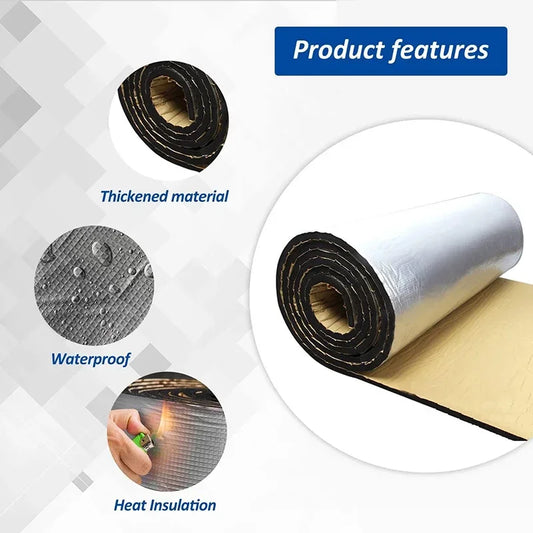 Heat & Noise Insulation Mat, Sound Deadener Sheets - FREE WORLDWIDE SHIPPING