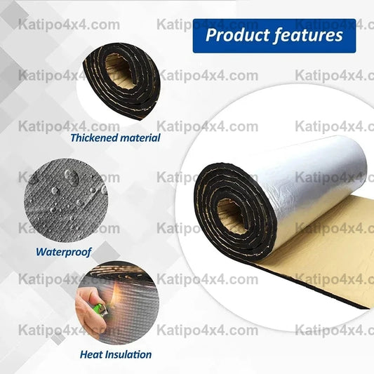Heat & Noise Insulation Mat, Sound Deadener Sheets - FREE WORLDWIDE SHIPPING