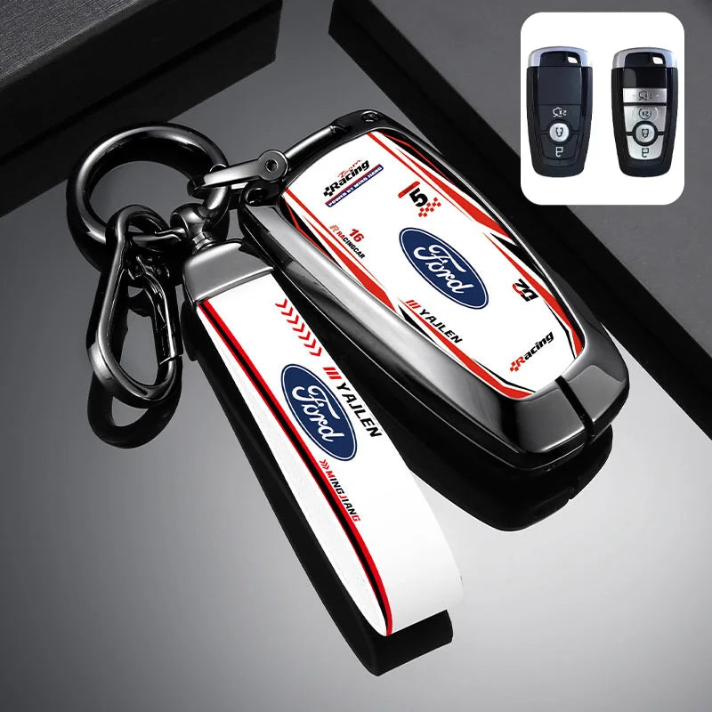 FORD RANGER, RAPTOR & EVEREST: Racing Style Design Key fob case ( FREE WORLDWIDE SHIPPING )