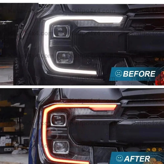 "Angel Eyes" ( Coloured Daytime Running Light ) DRL Conversion suitable for Ford Next Gen Headlights (Matrix and Non-Matrix)