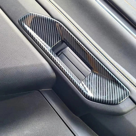NEXT-GEN Ford Ranger 2023+ Carbon Fiber interior door handle Bowl Cover Trim Frame