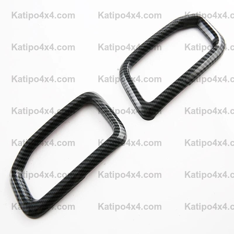 NEXT-GEN Ford Ranger 2023+ Carbon Fiber Air Conditioning Outlet Vent Trim Covers - 2pc