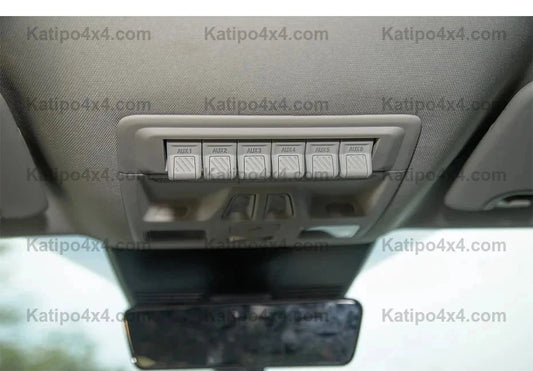 Rocker Switch Panel 12V 6 Gang For NEXT-GEN Ford Ranger & Everest 2022+ Switch Panel ON OFF