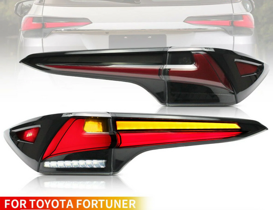 LED Taillights For Toyota Fortuner 2017-2019 w/Sequential Indicator