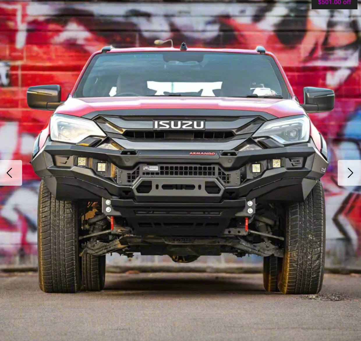 ARMANDO - Prime Bull Bar to Suit Isuzu D-Max 2024+