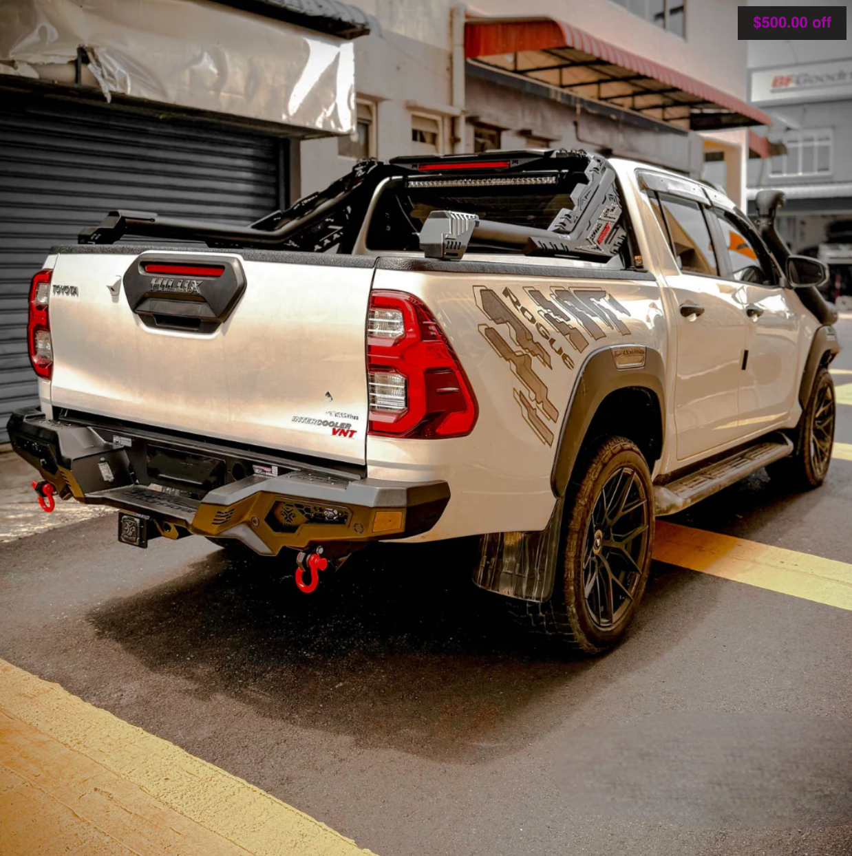 Armando Combat Rear Bar to suit Toyota Hilux 2015 onwards
