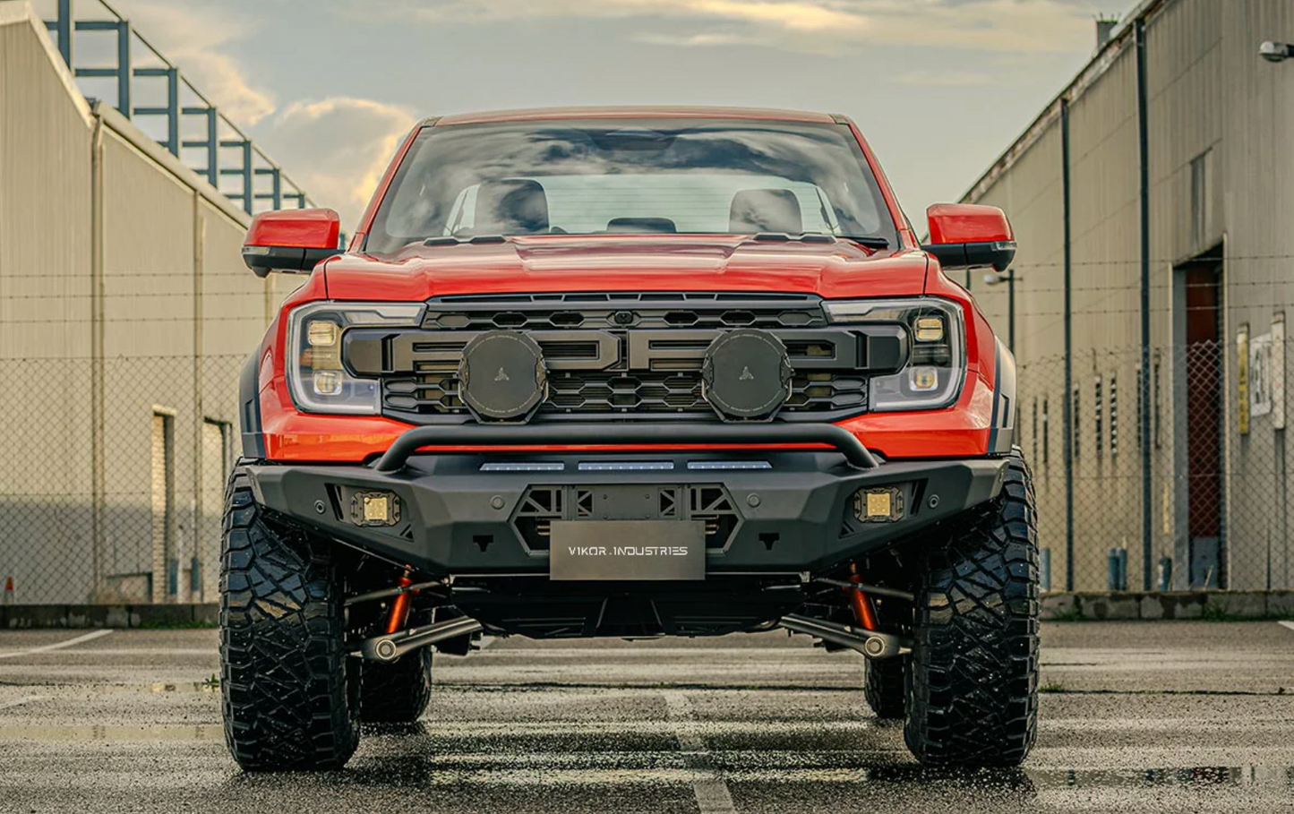 VIKOR: Next Gen Ford Ranger Raptor Bull Bar (Diablo - Pre-Runner)