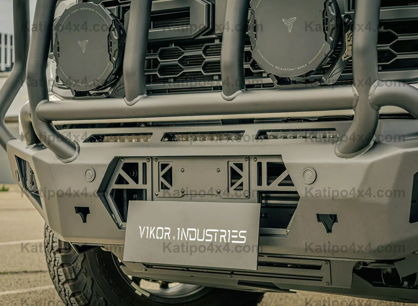 VIKOR: Diablo Bull Bar | Premium Lightweight Next Gen Ford Ranger Bull Bar (Full Guard)