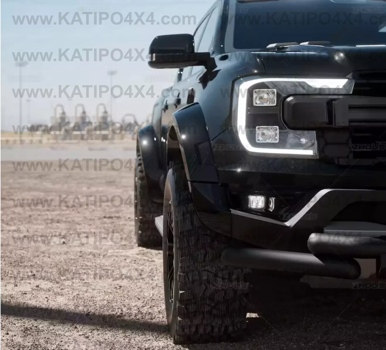 +50mm NEXT-GEN RANGER RAPTOR - WIDE BODY Wheel Arch FLARES ( CLIP ON STYLE ) NEW ZEALAND ONLY PRICE