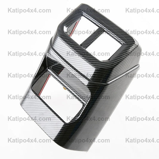 LHD & RHD For NEXT-GEN Ford Ranger & RAPTOR 2023+ ABS Carbon Fiber Rear Air Conditioning Vent Frame Cover