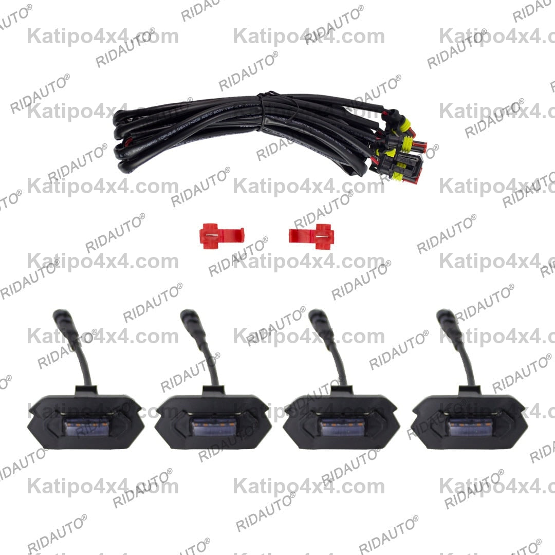 Yellow Raptor Style Lamp Translucent Housing Fit For NEXT GEN FORD RANGER WILDTRAK Upgrades 2023 2024 Amber LED Light