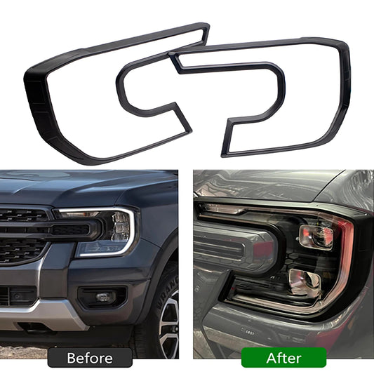 Next-Gen RANGER TRIM SET , Door Handle, Fuel Tank Flap, Front Light Cover For Ford Ranger 2023+ WILDTRAK , SPORT & XL