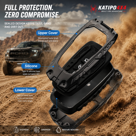 Katipō Heavy Duty Key Fob Cover for Maximum Protector for Ford Ranger, Everest & Raptor Key Fob ( FREE WORLDWIDE SHIPPING )
