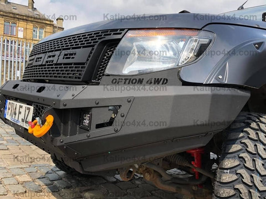 OPTION4WD - V.1 FRONT WINCH BAR, PX1 FORD RANGER ( 2012-2014 )
