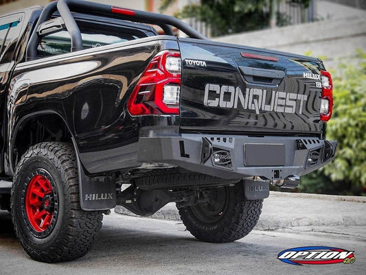 N80 TOYOTA HILUX REAR BAR & TOW HITCH ( 2015-2022 ) SPORT