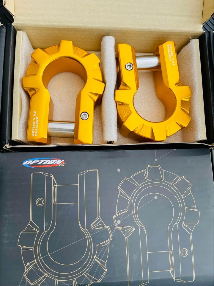 Option4WD Aluminium Shackles ( NEW ZEALAND ONLY )