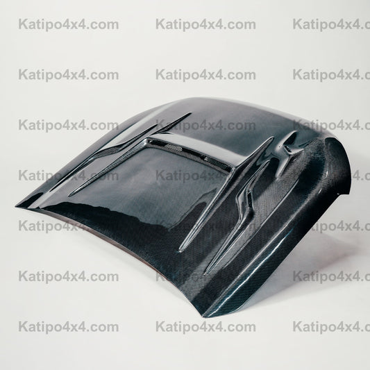 FORD RANGER, EVEREST & RAPTOR CARBON BONNET, TYPE - XMEN V4 (2015-2022) Worldwide shipping