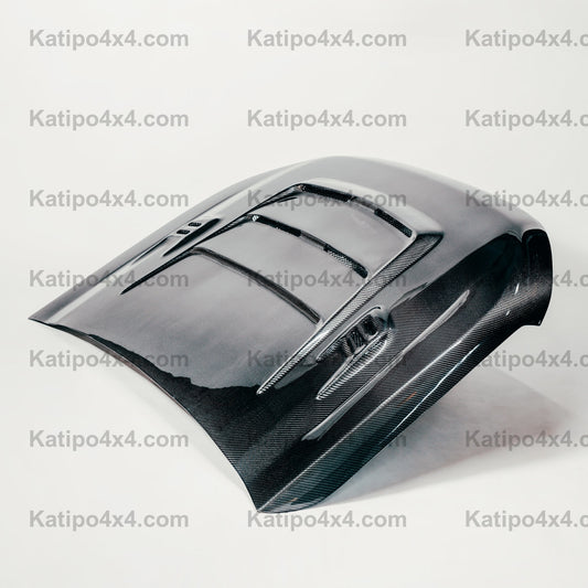 FORD RANGER, EVEREST & RAPTOR CARBON BONNET, TYPE - MOD-X (2015-2022) WORLDWIDE SHIPPING
