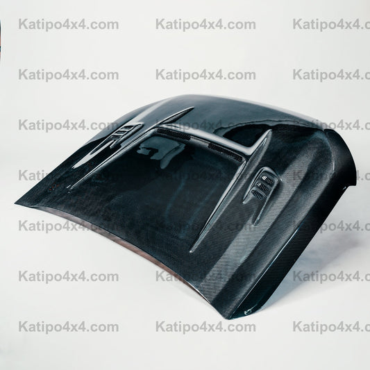 PX1 FORD RANGER CARBON BONNET, TYPE - GT ( WORLDWIDE SHIPPING )