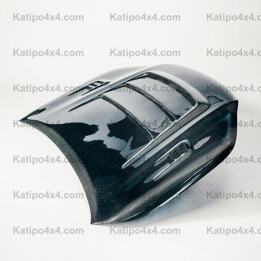 N80 TOYOTA HILUX CARBON BONNET, MOD -X (2015-2022)