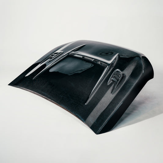 FORD RANGER, EVEREST & RAPTOR CARBON BONNET, TYPE - BATMAN GT(2015-2022) N.Z ONLY