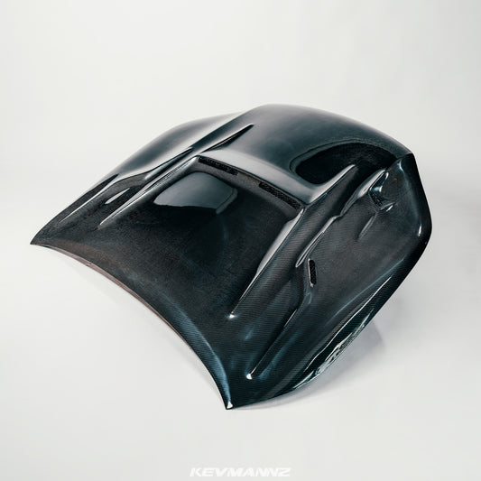 N80 TOYOTA HILUX CARBON BONNET, TYPE - X-MEN V4 (2015-2022)