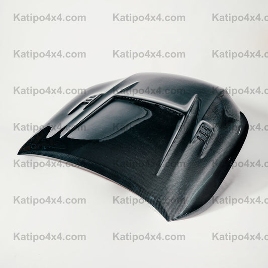 N80 TOYOTA HILUX CARBON BONNET, TYPE - BATMAN GT (2015-2022)