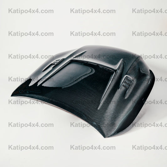 N80 TOYOTA HILUX CARBON BONNET, TYPE - BATMAN GT (2015-2022)
