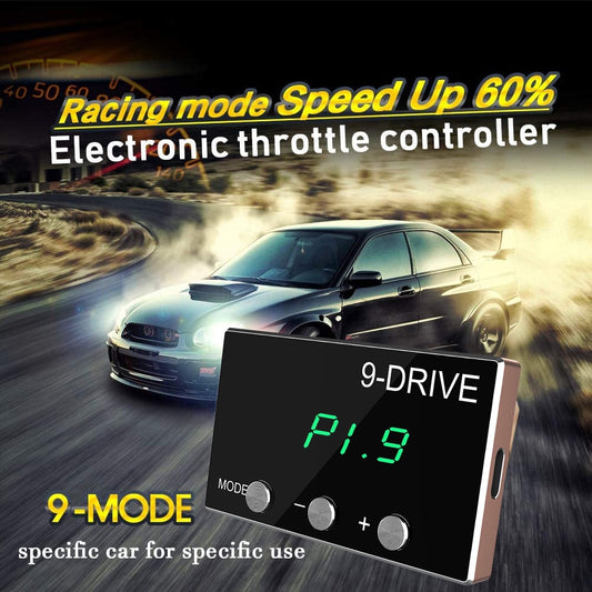 9 Drive 5 Modes Digital Car Throttle Response Controller Racing Accelerator Potent Car Pedal Booster Electronics Accessories