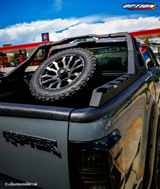 OPTION4WD - SPARE WHEEL HOLDER RACK ( UNIVERSAL )