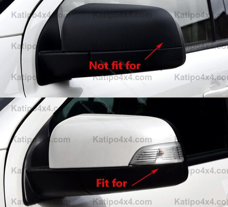 2pc Carbon Fiber Side Mirror Trim fCover - Ford Ranger & Everest ( 2015 - 2022 )
