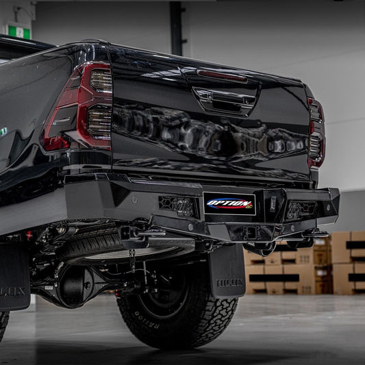 N80 TOYOTA HILUX REAR BAR & TOW HITCH ( 2015-2024 )