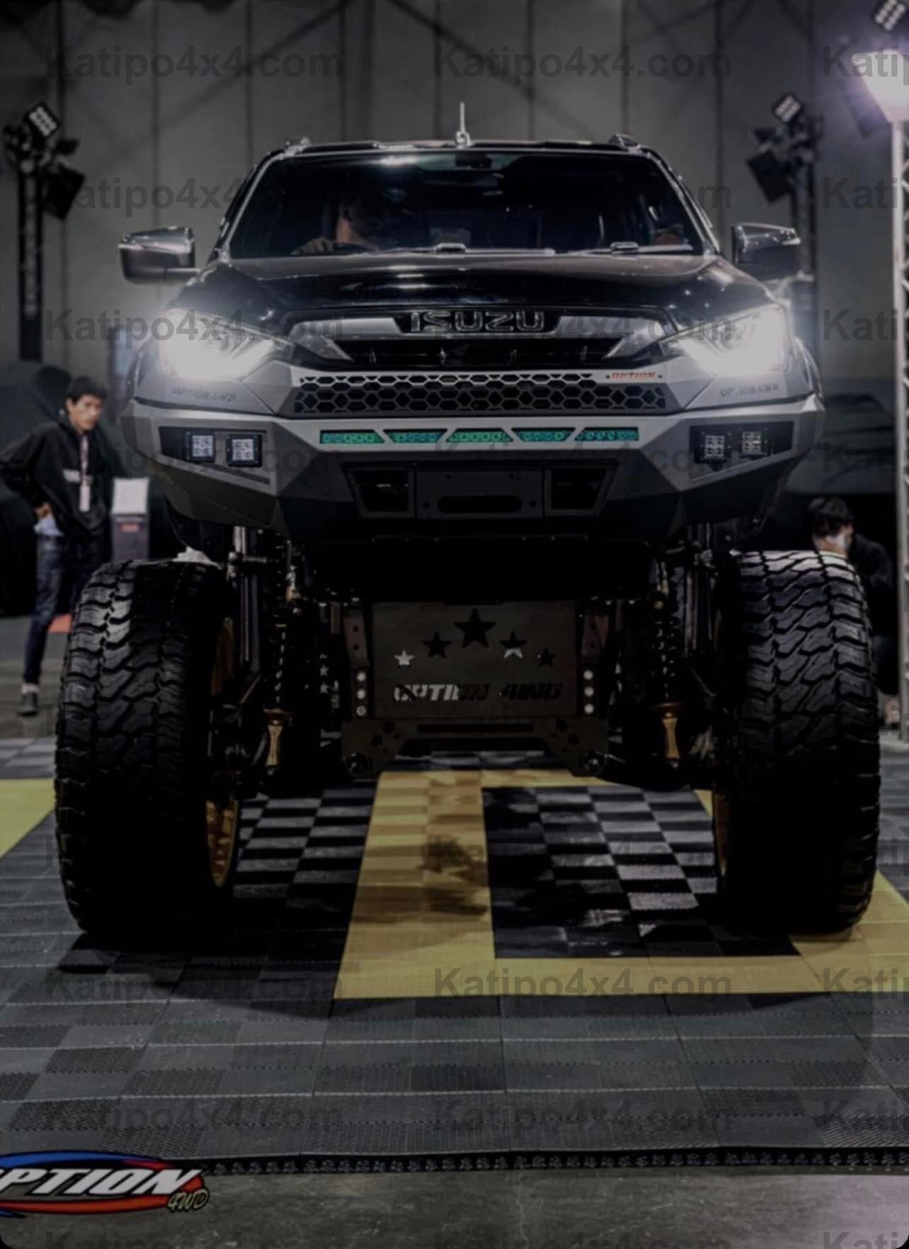 OPTION4WD - V.1 FRONT WINCH BAR ISUZU D-MAX ( 2020-2023 )