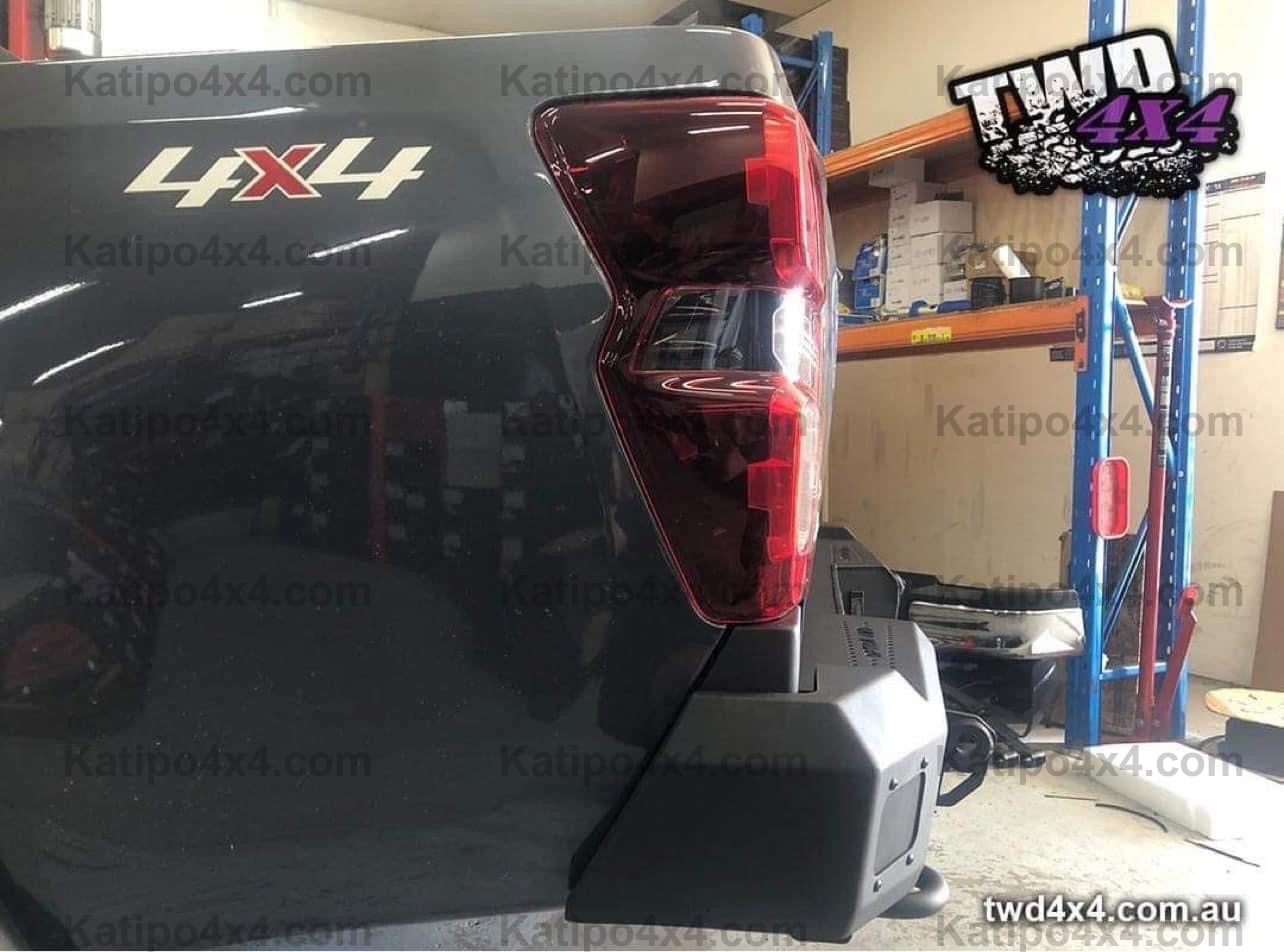 OPTION4WD - REAR BAR ISUZU D-MAX , FIGHTER DESIGN ( 2020-2023 )