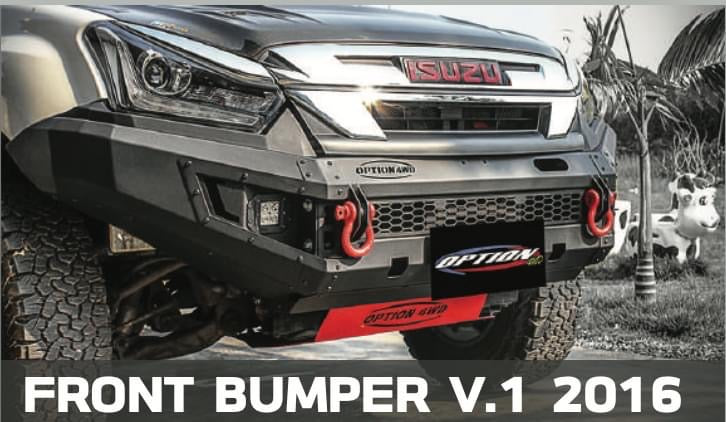 OPTION4WD - V.1 FRONT BAR ISUZU D-MAX ( 2016-2019 )